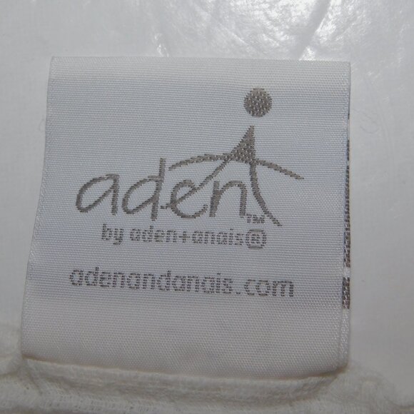 Aden & Anais Brown Monkey Red Star 100% Cotton Muslin Baby Swaddle Blanket - Picture 4 of 6